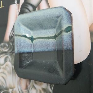 Rare John Freimarck Studio Art Pottery Small Trinket Catcher Salt Well